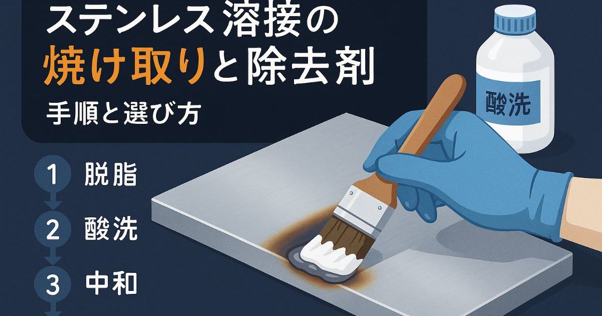 ステンレス溶接の焼け取り方法とおすすめ除去剤を徹底解説 | メディア