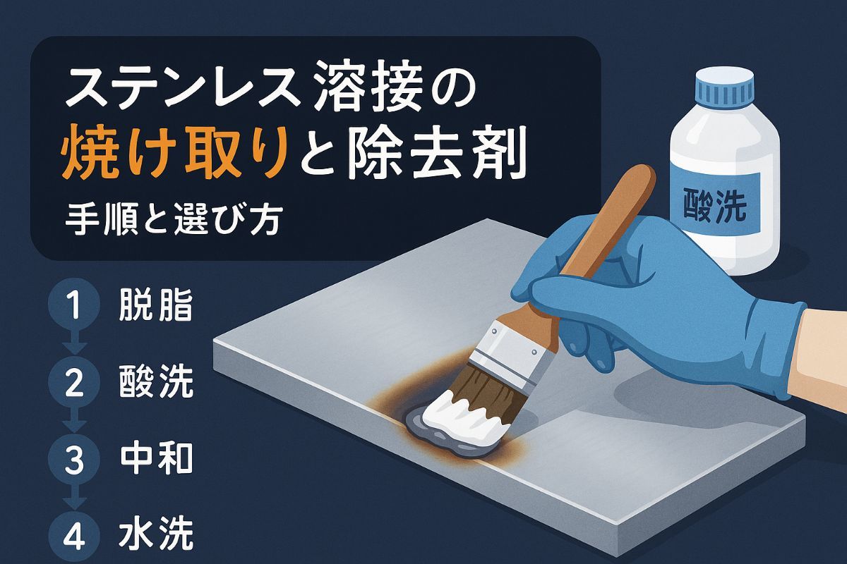 ステンレス溶接の焼け取り方法とおすすめ除去剤を徹底解説 | メディア